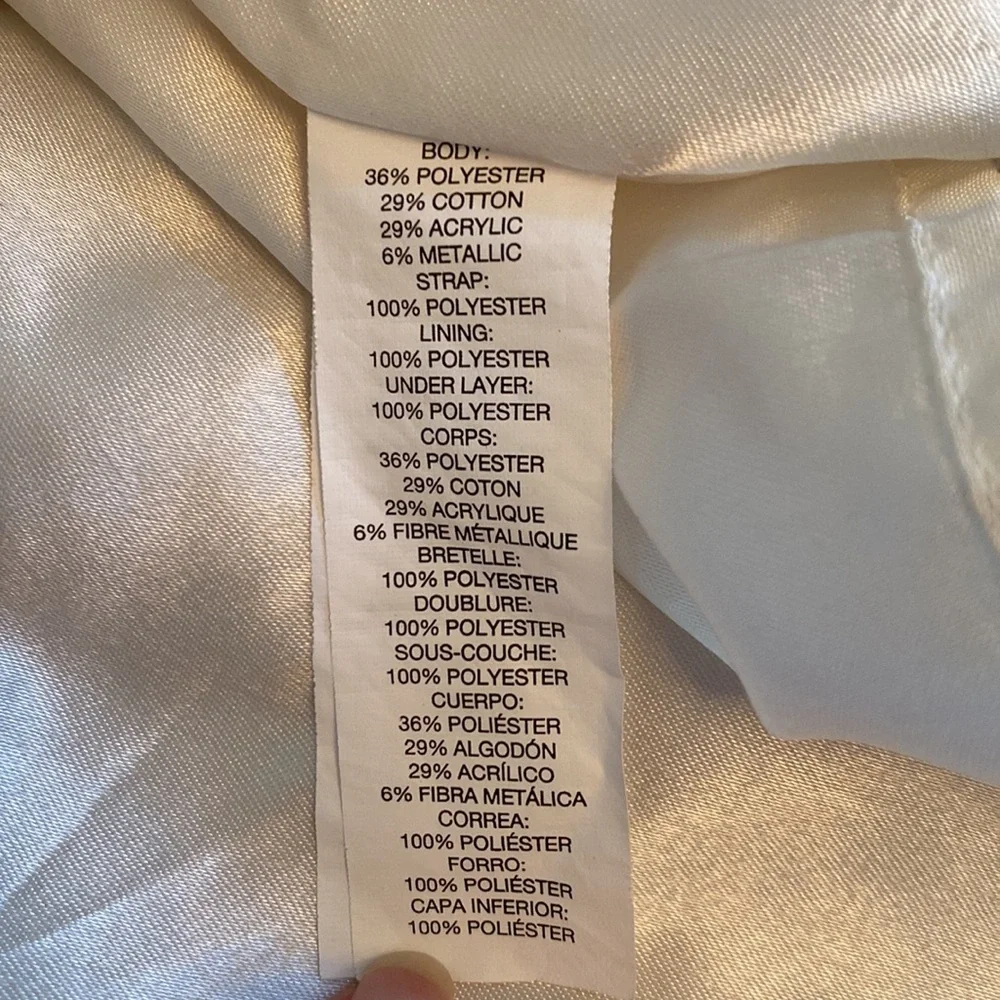 Children’s Place EUC Cream & Metallic beautiful Gold Dress w/Black Straps / Sz 8